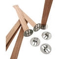 1 PCS Wooden Wicks with base stand for candle making
