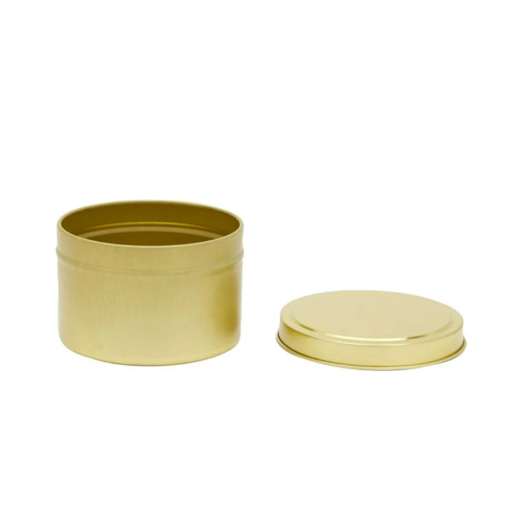120G/4OZ DIY CANDLE TIN MATTE GOLD MATTE ROSE GOLD READY STOCK