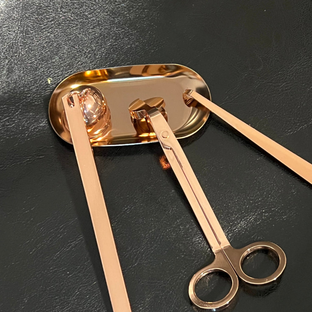 Candle Care Kit Candle Tools Set Candle Wick Trimmer, Candle Wick Dipper, Candle Wick Snuffer