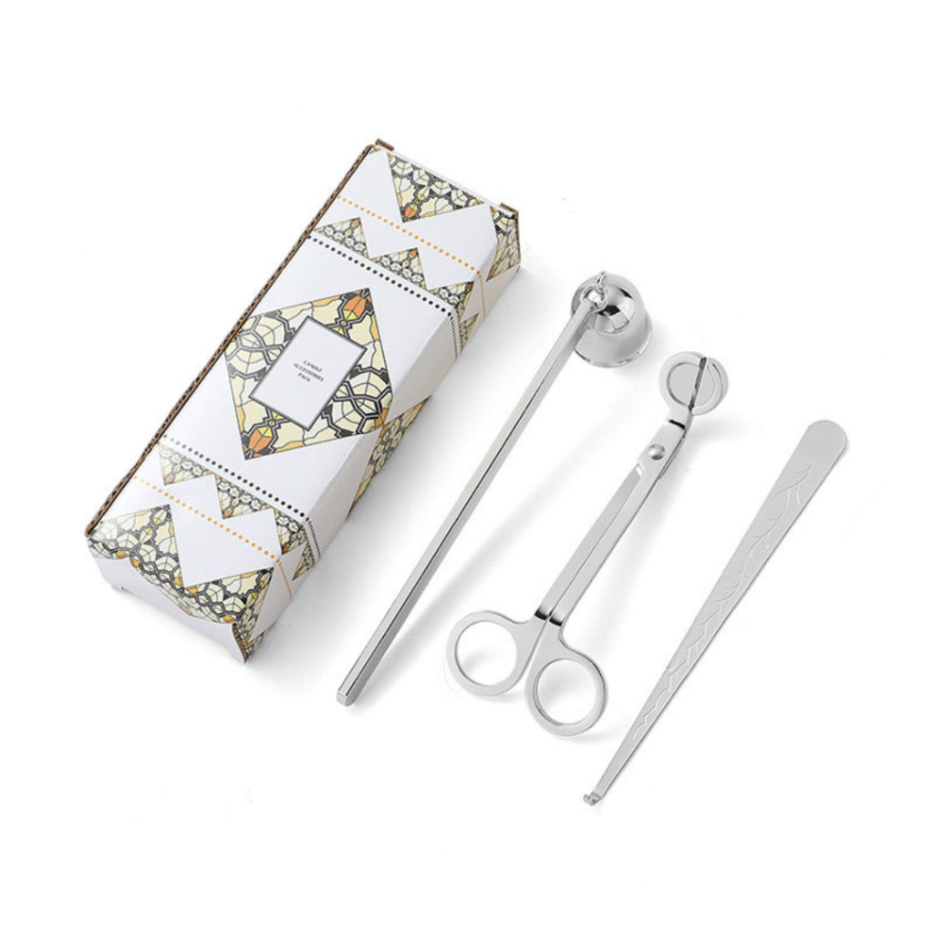 Candle Care Kit Candle Tools Set Candle Wick Trimmer, Candle Wick Dipper, Candle Wick Snuffer