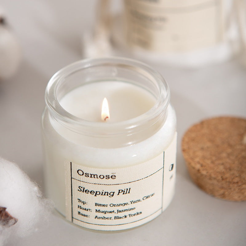 [READY STOCK] Vintage / Aromatic Candle Green Glass Jars with Wood Lid candle jar - Wholesale