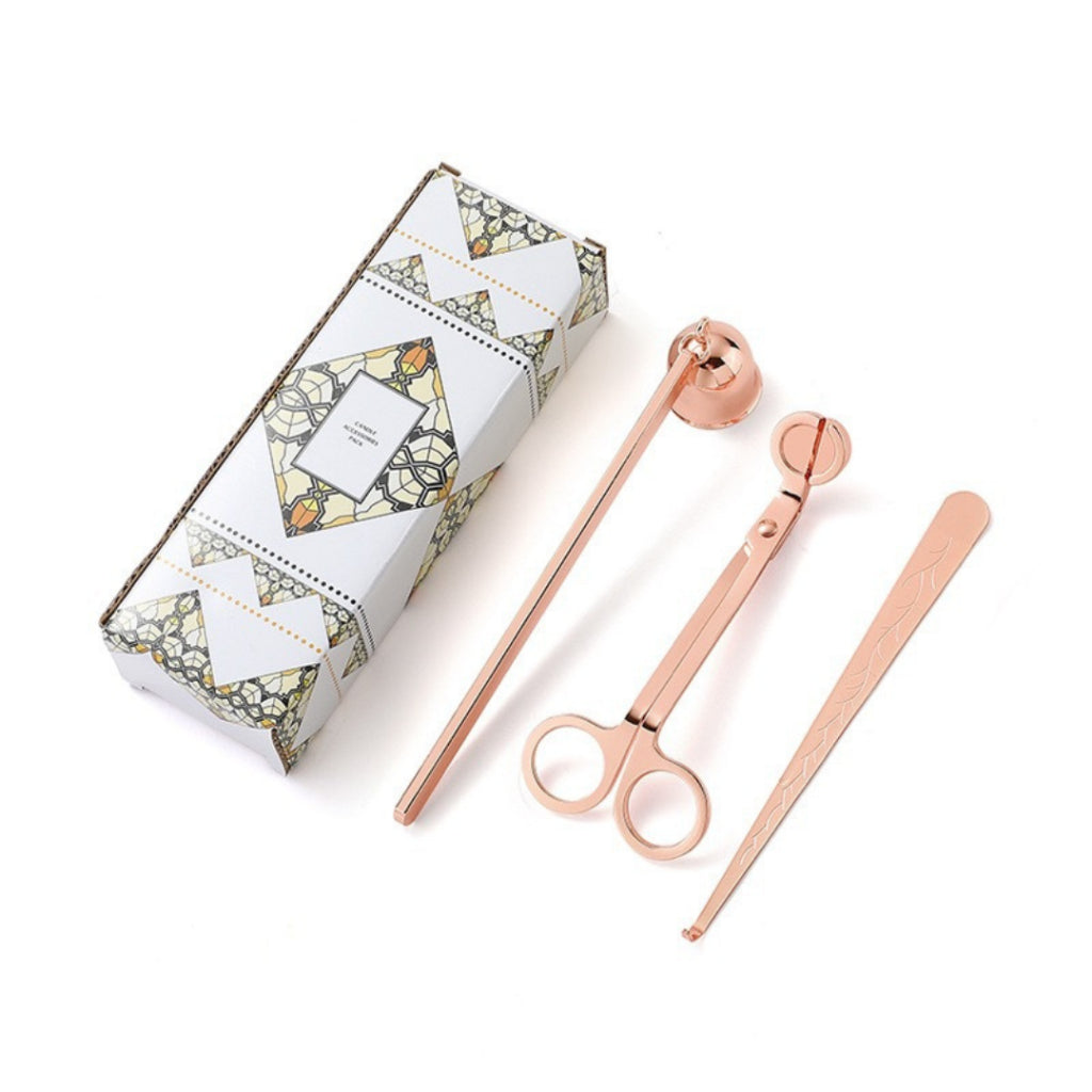 Candle Care Kit Candle Tools Set Candle Wick Trimmer, Candle Wick Dipper, Candle Wick Snuffer