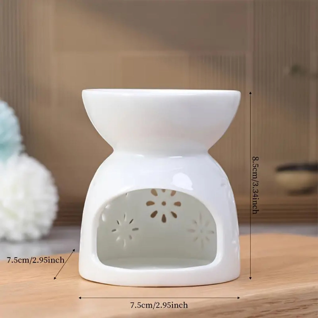 Premium Ceramic Incense Oil Burner Aroma Burner Wax Melt Warmer Tealight Candle Melt Burner