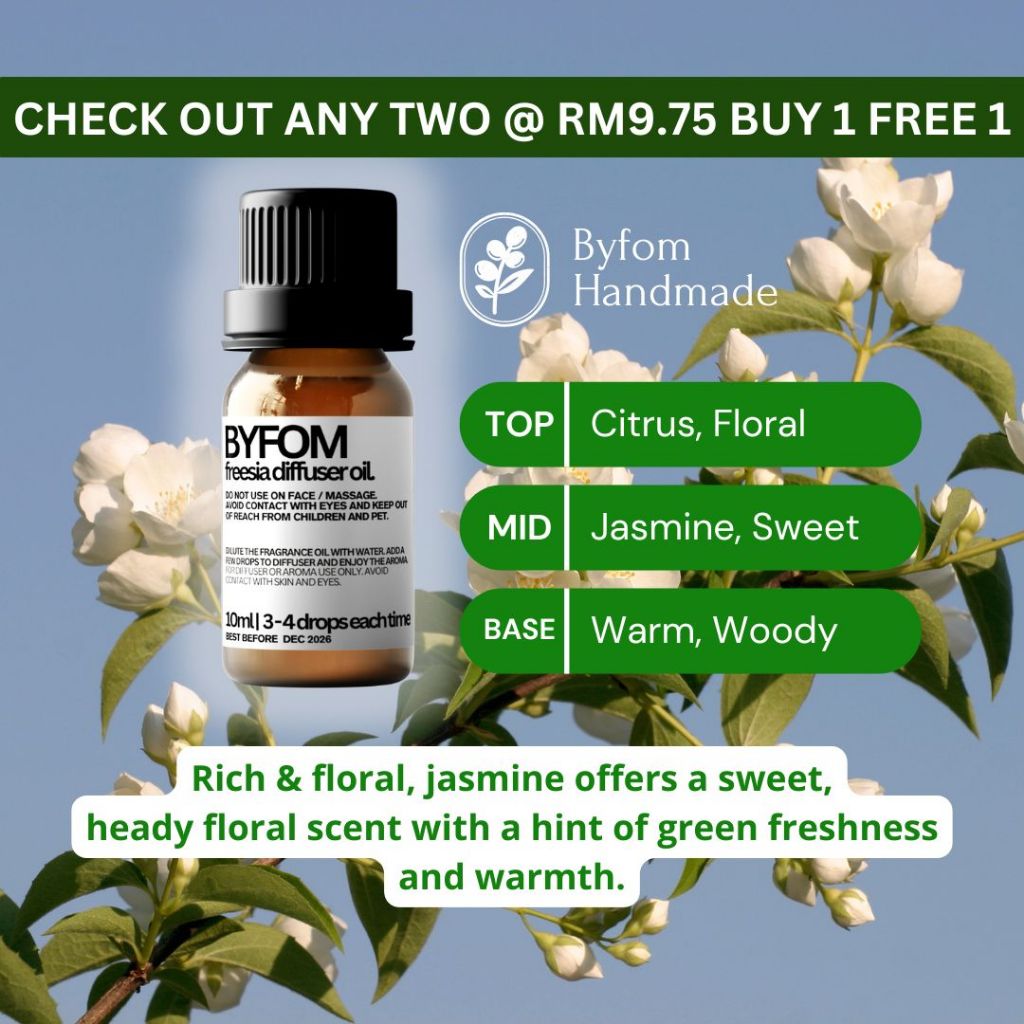 10ml Aroma Air Diffuser Water Soluble Aromatherapy Fragrance Oil Essential Oil Minyak Pati Wangi