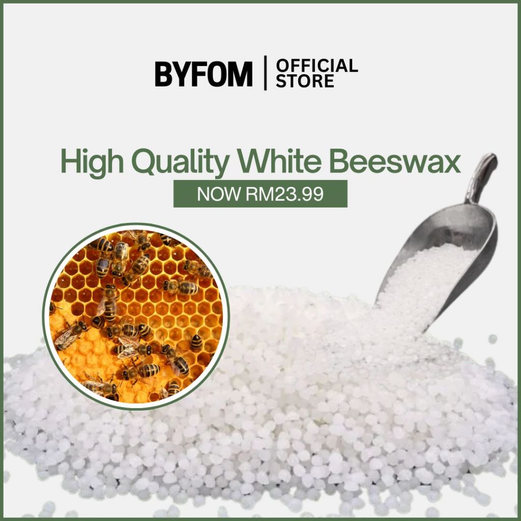 1kg White Beeswax Bee wax Bees wax 白蜜蜡 蜂蜡