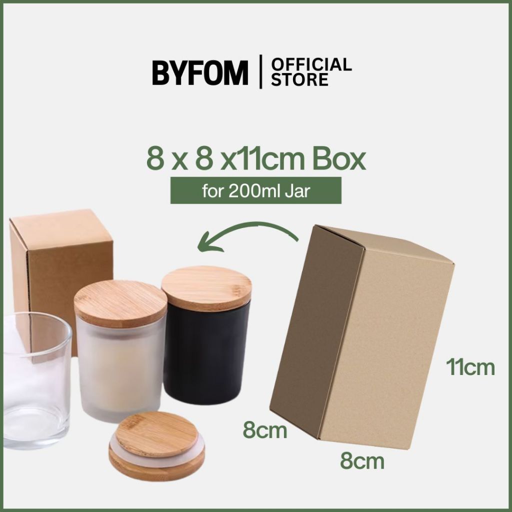 [Ready Stock] Thick 8cm x 8 cm x 11cm Craft Box