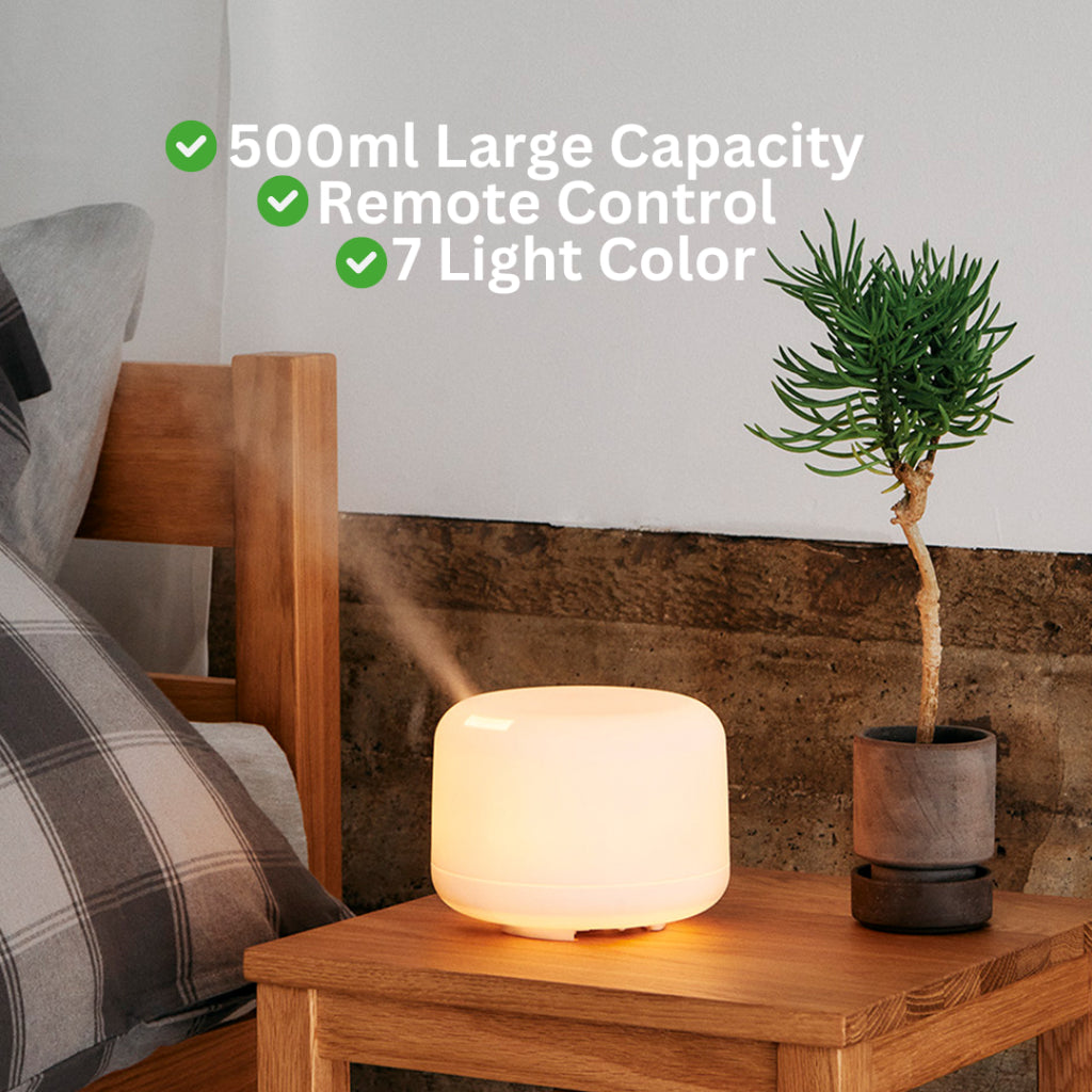 Ultrasonic Diffuser Air Humidifier MUJI 500ML Aroma Diffuser For Aromatherapy Essential Oil Air Diffuser