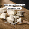 1KG 100% Natural Coconut Wax 椰子蜡 45°C | Candle Making | Beauty