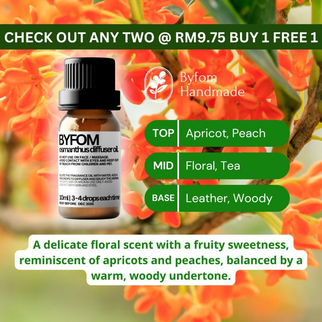 10ml Aroma Air Diffuser Water Soluble Aromatherapy Fragrance Oil Essential Oil Minyak Pati Wangi