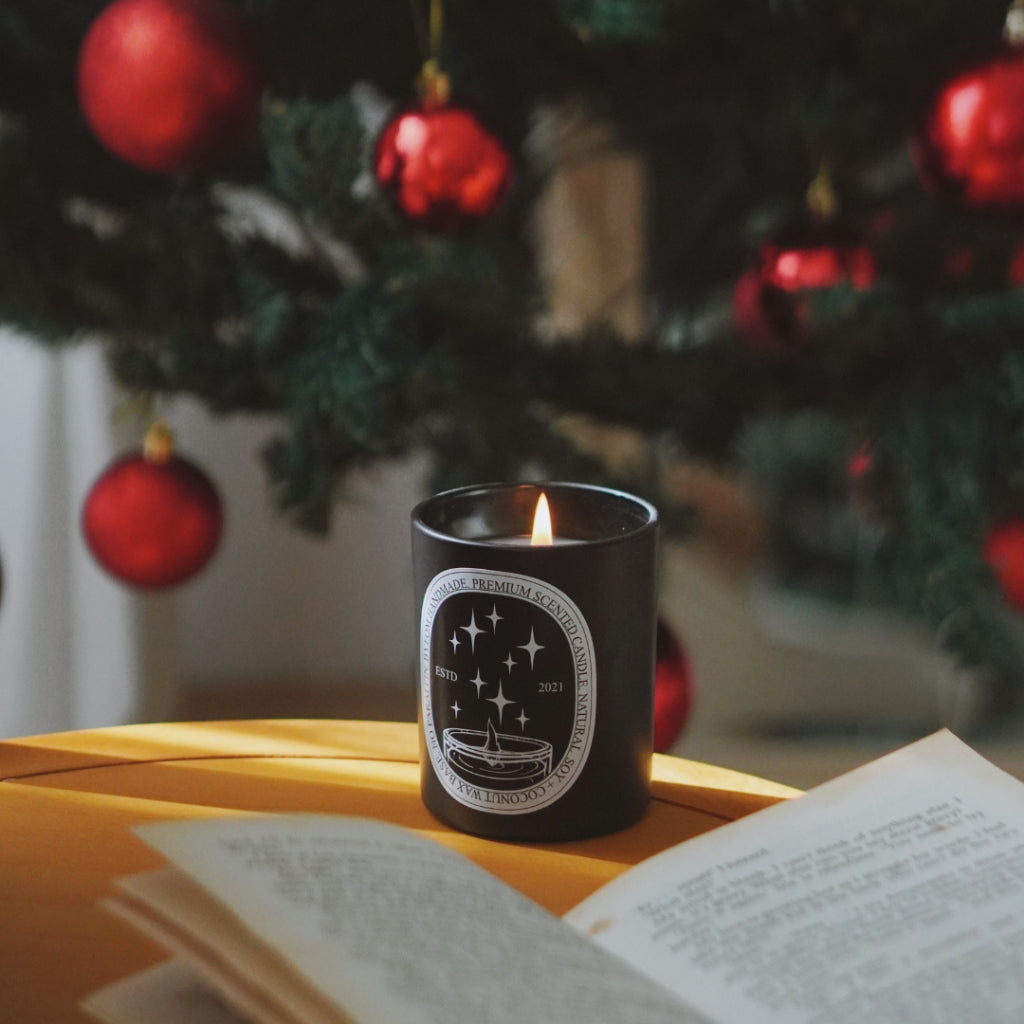 Byfom Scented Candle | Natural Wax | Door Wedding Birthday Surprise Gift Set | Lilin Wangi Aromaterapi