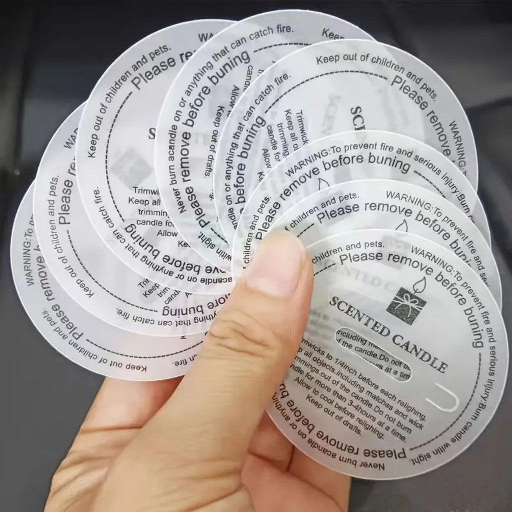 [READY STOCK] DIY Candle Cover Translucent Candle Round Sulfuric Acid Paper Dust Proof Cover