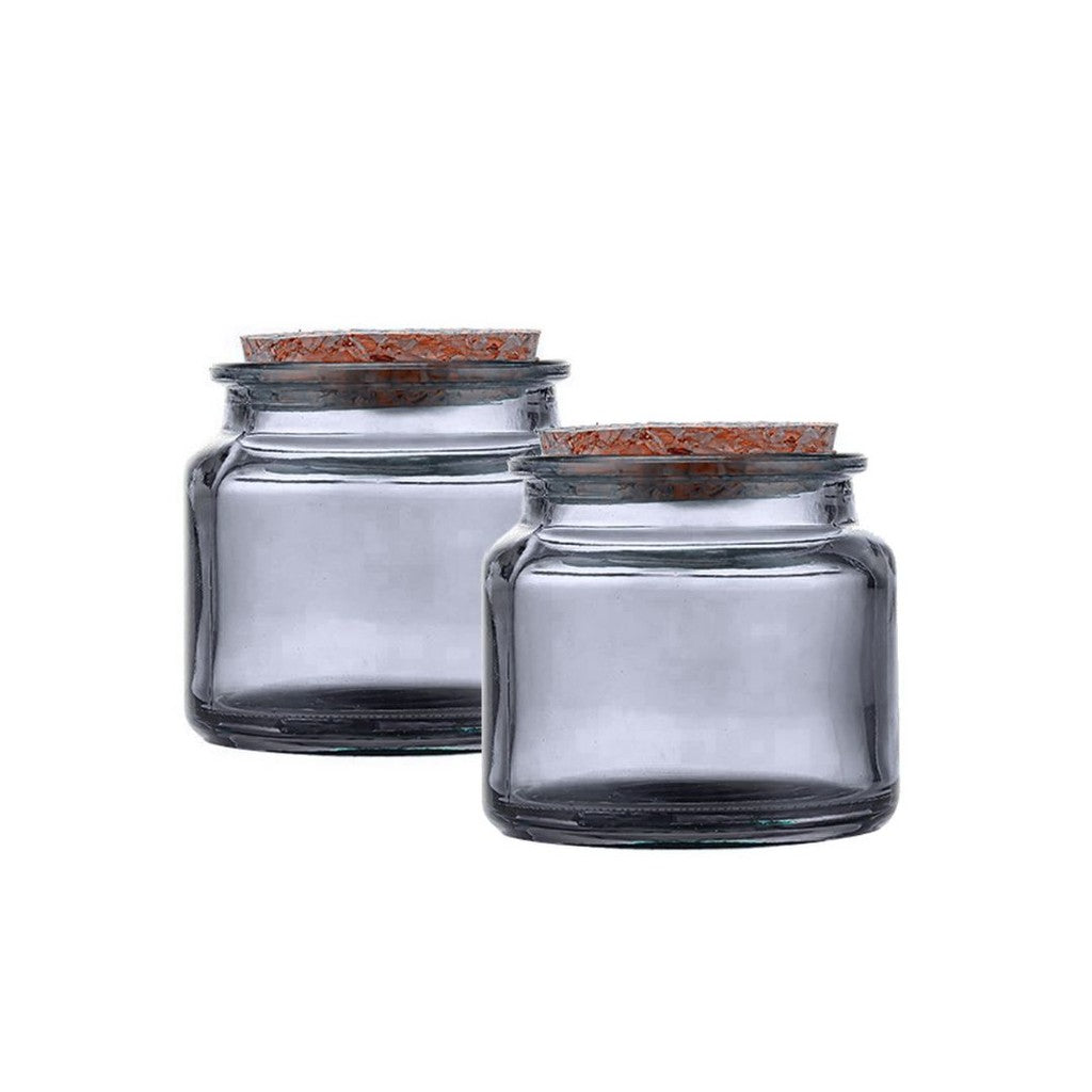 [READY STOCK] Vintage / Aromatic Candle Green Glass Jars with Wood Lid candle jar - Wholesale