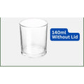 [WHOLESALE KL] 140g Clear Transparent Candle Glass