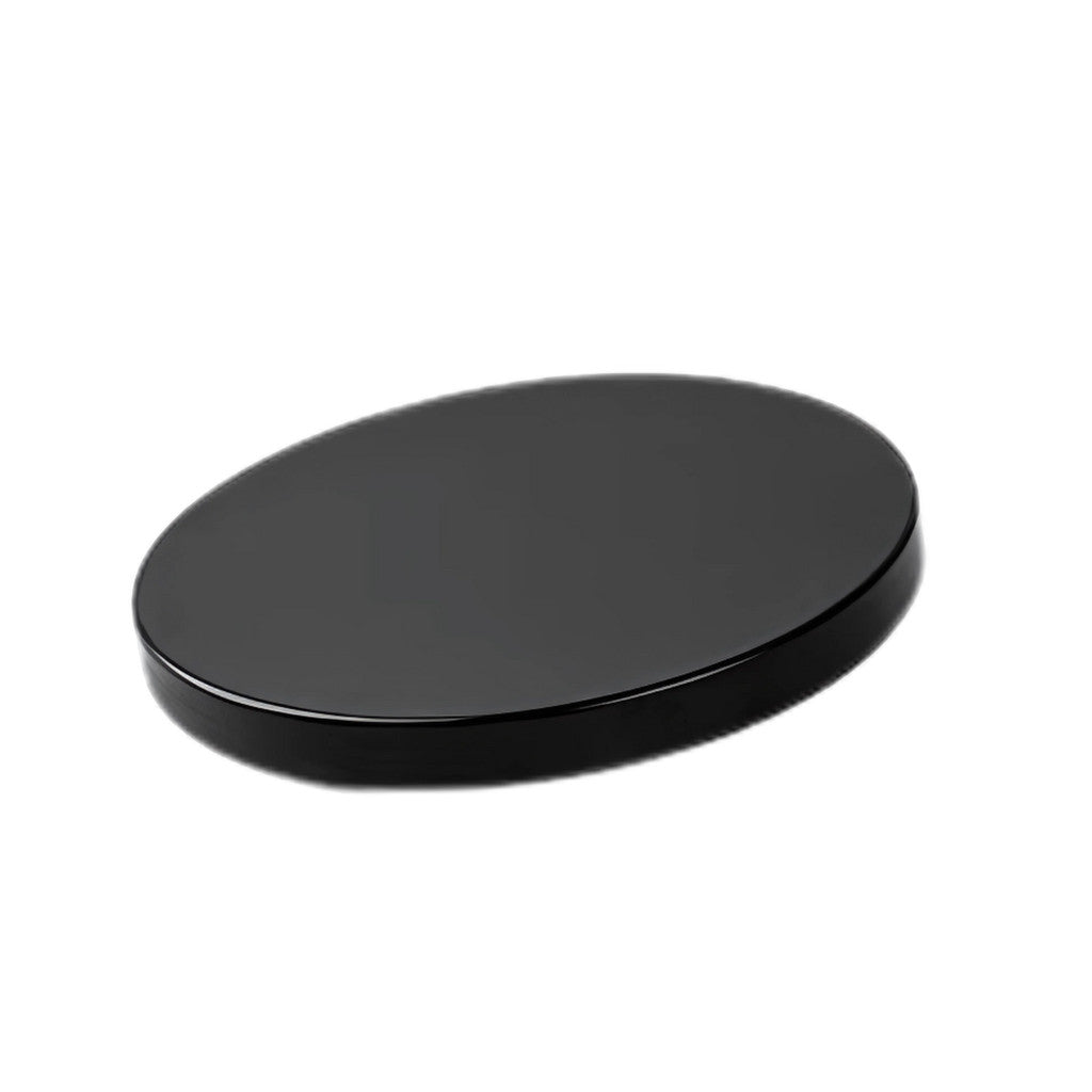 Matte Black and Frosted White Transparent Candle Jar with Bamboo Wooden Lid Cap 200ml 7cm x 9cm Candle Glass 7cm x 8.4cm