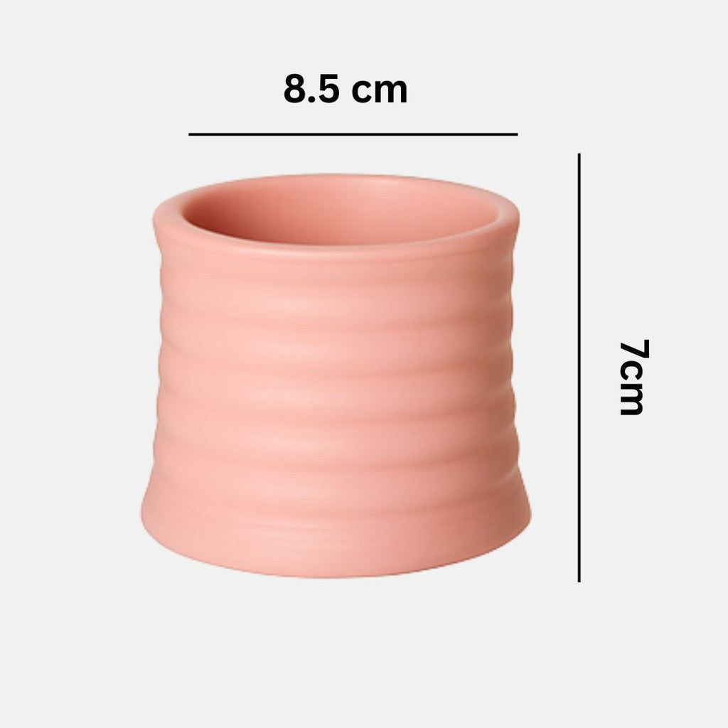 Ceramic Candle Jar Creative Candle Glass Black Green Yellow White Nude Blue Pink 120ml 120g