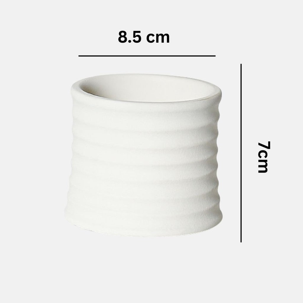 Ceramic Candle Jar Creative Candle Glass Black Green Yellow White Nude Blue Pink 120ml 120g