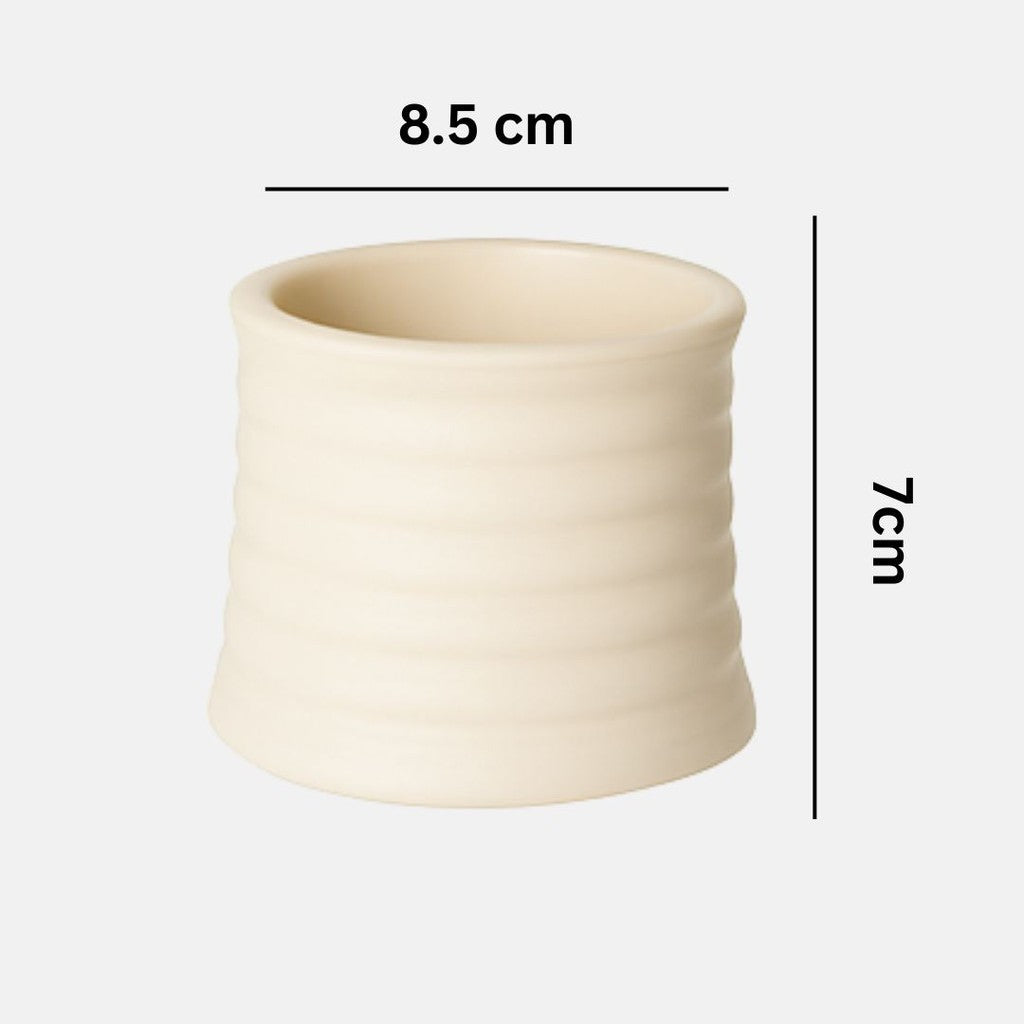 Ceramic Candle Jar Creative Candle Glass Black Green Yellow White Nude Blue Pink 120ml 120g