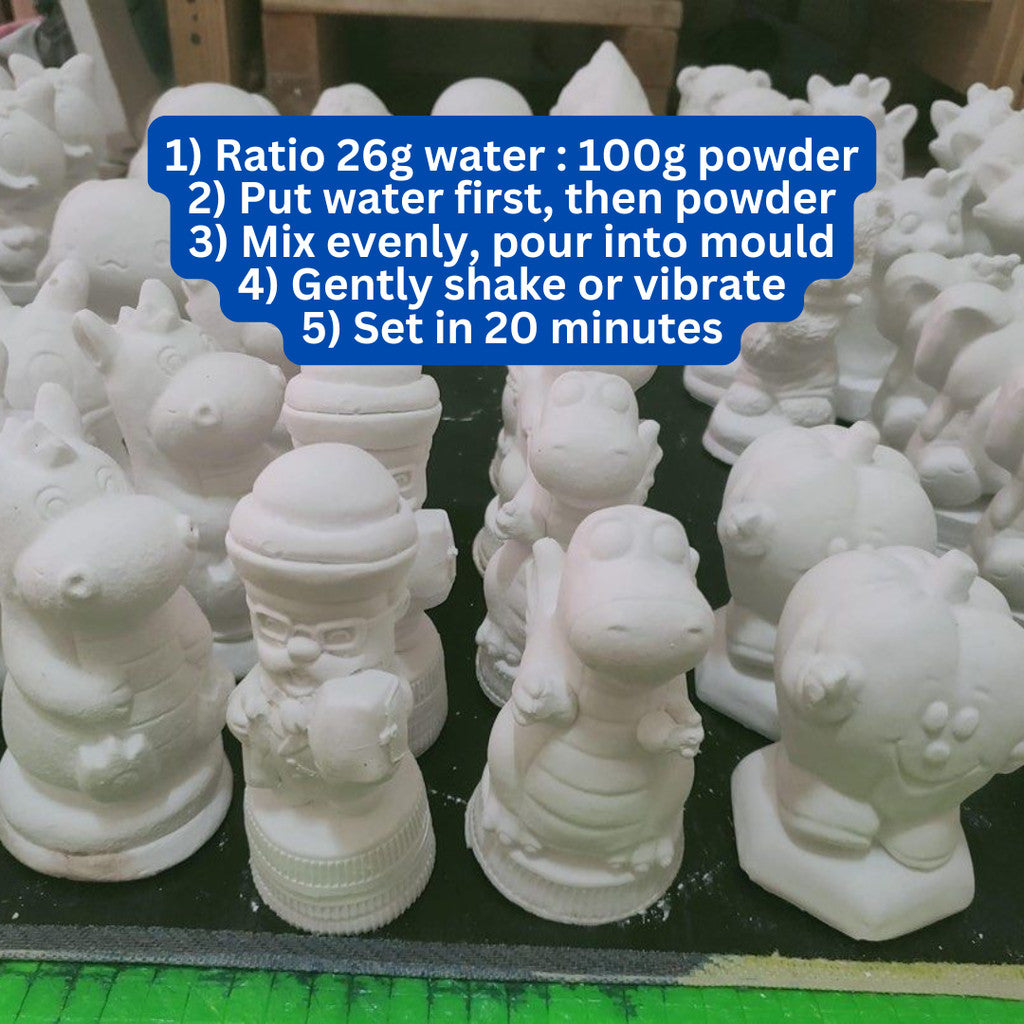 1KG Plaster of Paris /Gypsum /Calcium Sulfate /Sulphate BYFOM