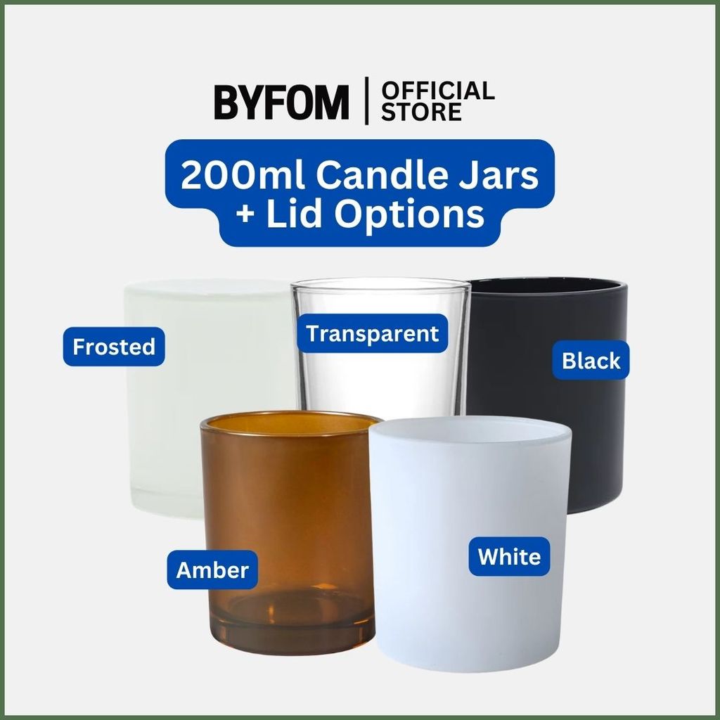 200ml 7cm x 9cm Candle Glass 7cm x 8.4cm